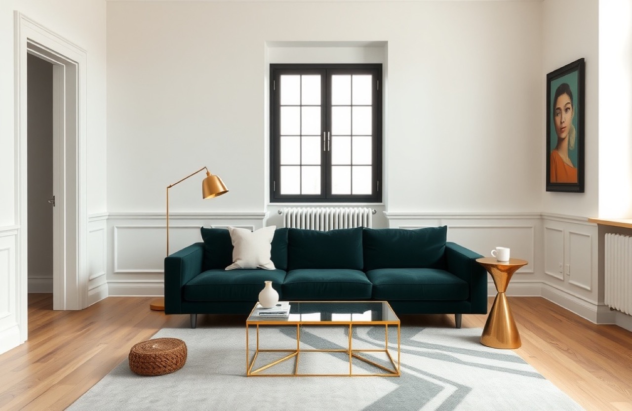 After staging: Shell unit → Modern Luxury